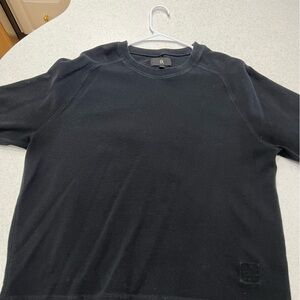Banana Republic Black Long Sleeve Crewneck Shirt